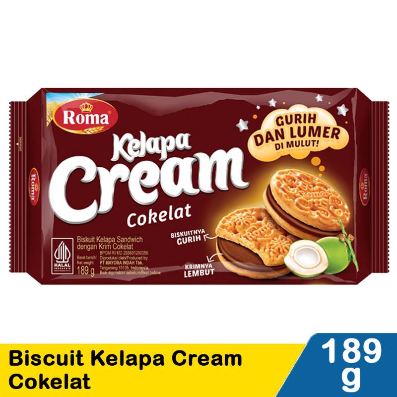 ROMA KELAPA CREAM CHOCOLATE 189G