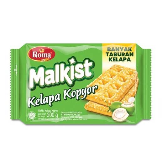 ROMA MALKIST KELAPA KOPYOR 200G