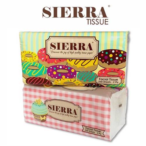 SIERRA FACIAL TISSUE 250S