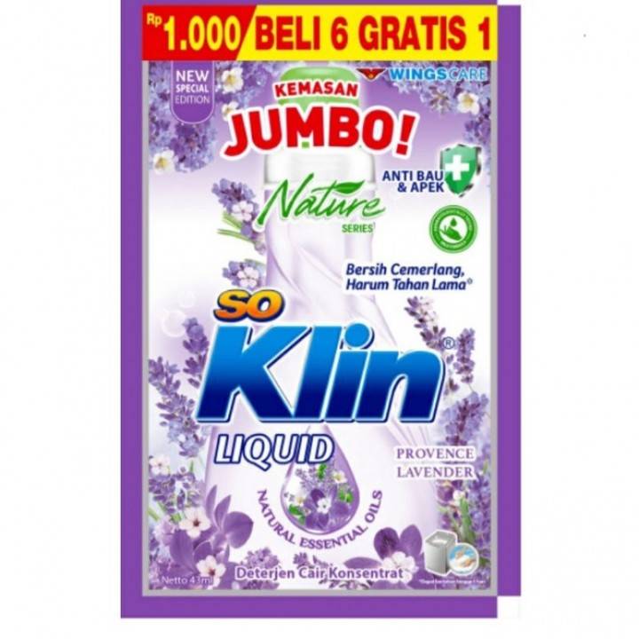 SOKLIN LIQUID SCT 40ML LAVENDER JUMBO