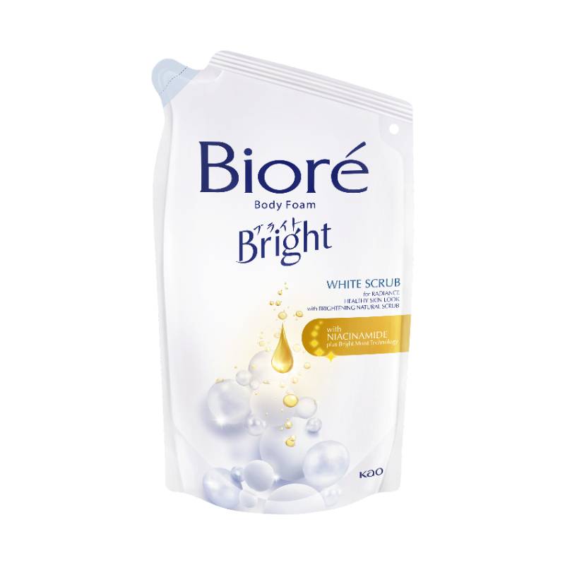 BIORE BRIGHT BW REFF 380ML WHITE SCRUB