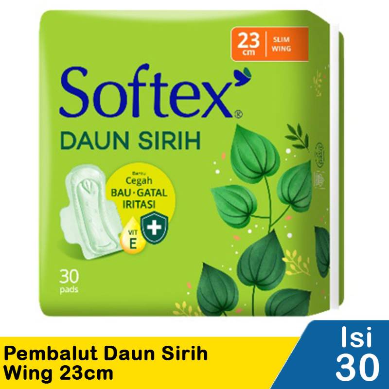 SOFTEX DAUN SIRIH WING 23CM 10S