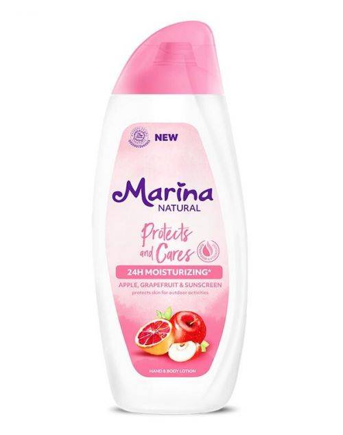 MARINA HBL NAT 335ML PROTECTS & CARES