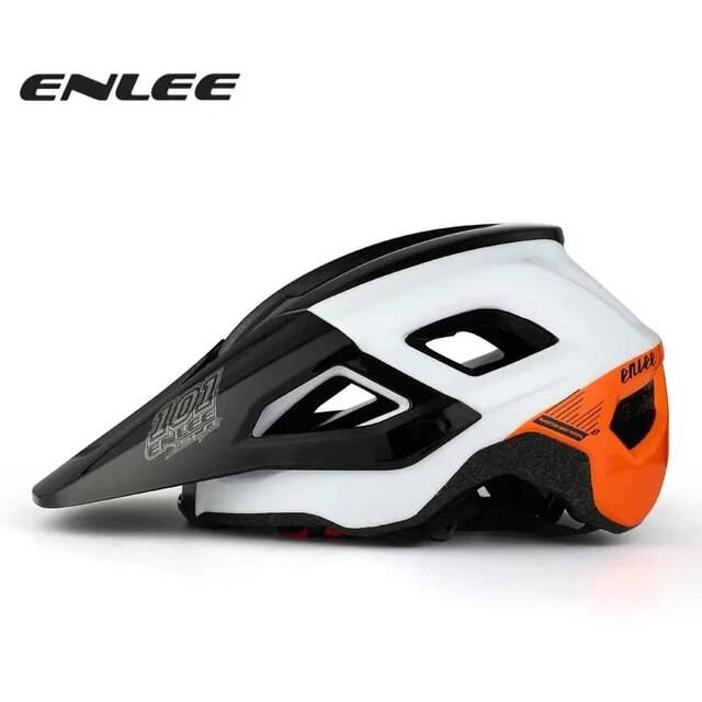Casco negro/blanco/naranja Enlee-CNBGEL