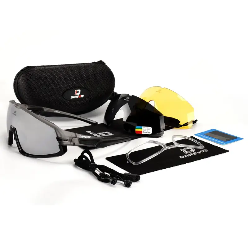 Lentes Darevie 3 cristales negro/gris-LDARNG