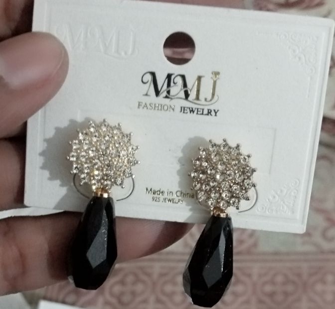 Crystal Tear Drop Earring