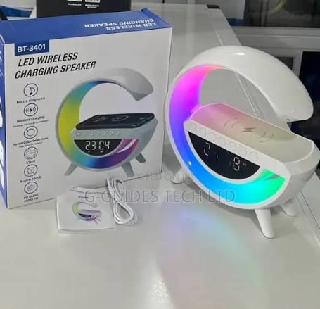 BT-3401 LED Wireless Bluetooth Speaker GOOGLE SPEAKER with Night Light Lamp