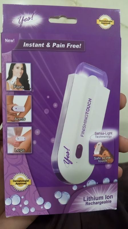 Yes, Finishing Touch Hair Remover Machine