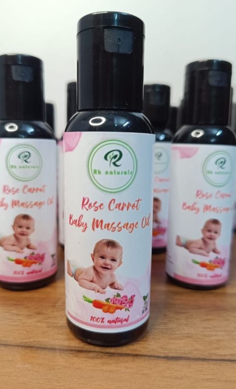 Rose Carrot Baby Massage Oil