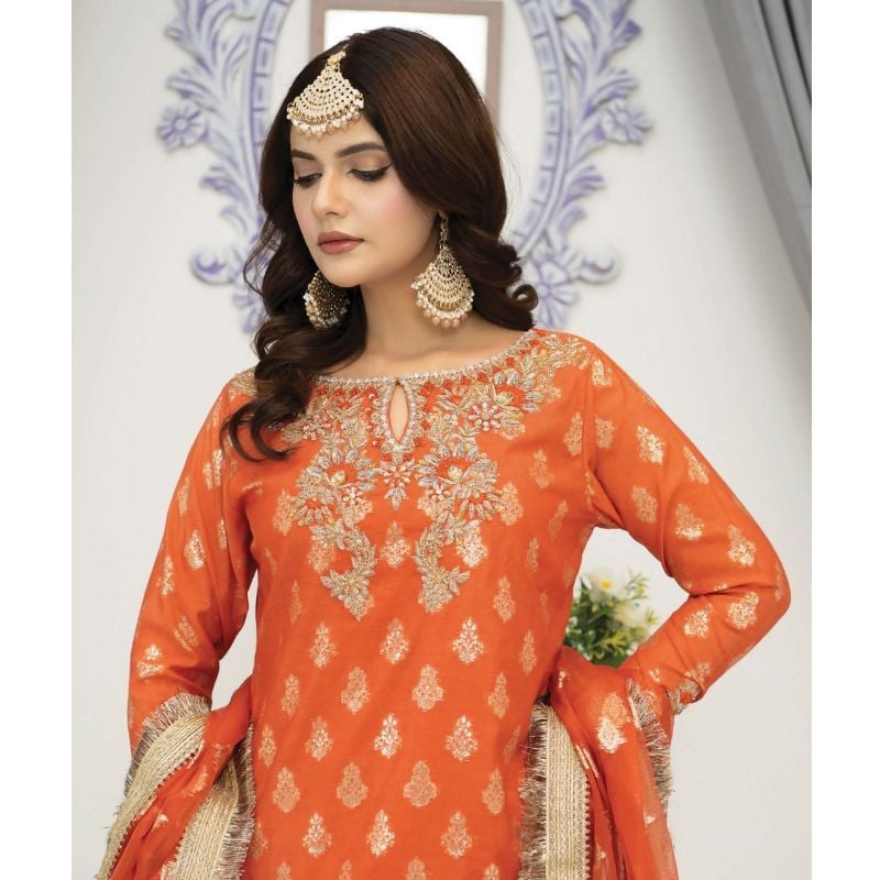 Orange Cotten Net