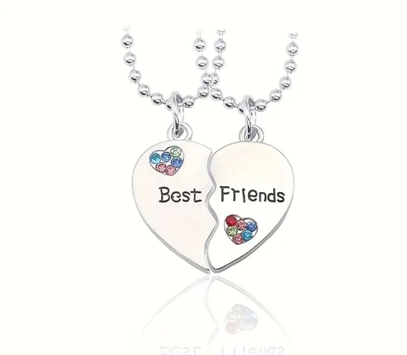Silver Best Friend Necklace