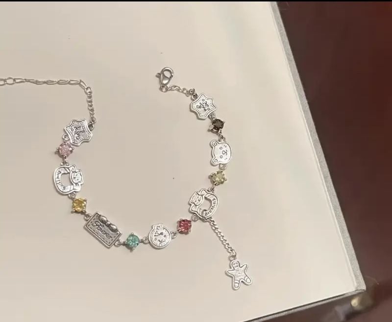 Multi Color Chain Bracelet