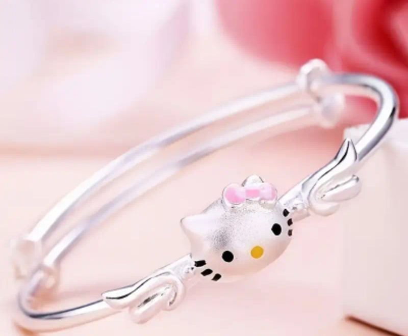 Feather Kitty Bangle