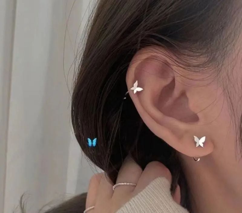 Small Butterfly Earring