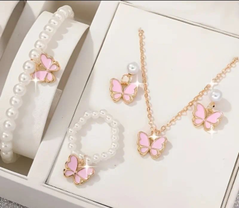 White Pearl Butterfly Complete Set