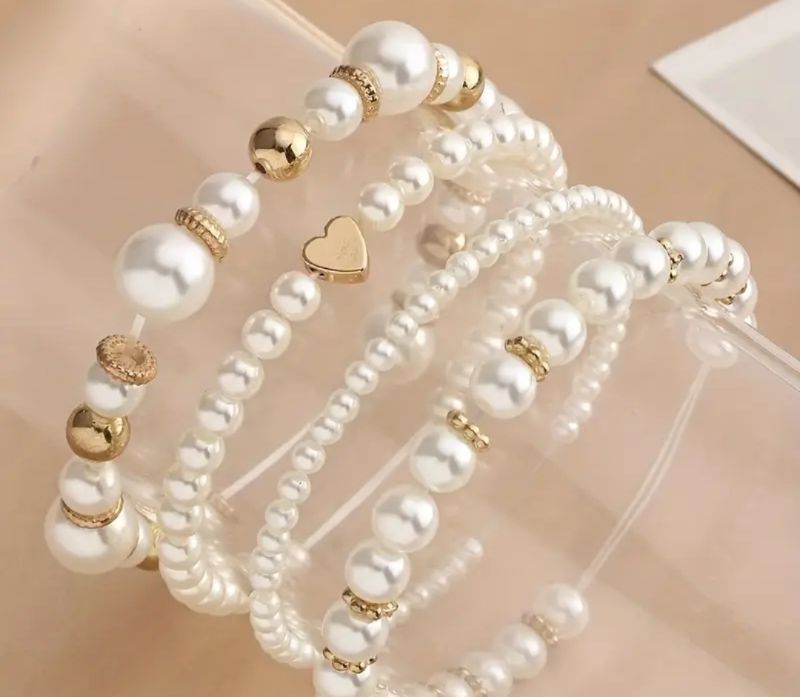 Set of 4 Beeds Bracelet