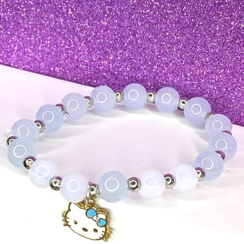 Sea Blue  Kitty Beeds Bracelet