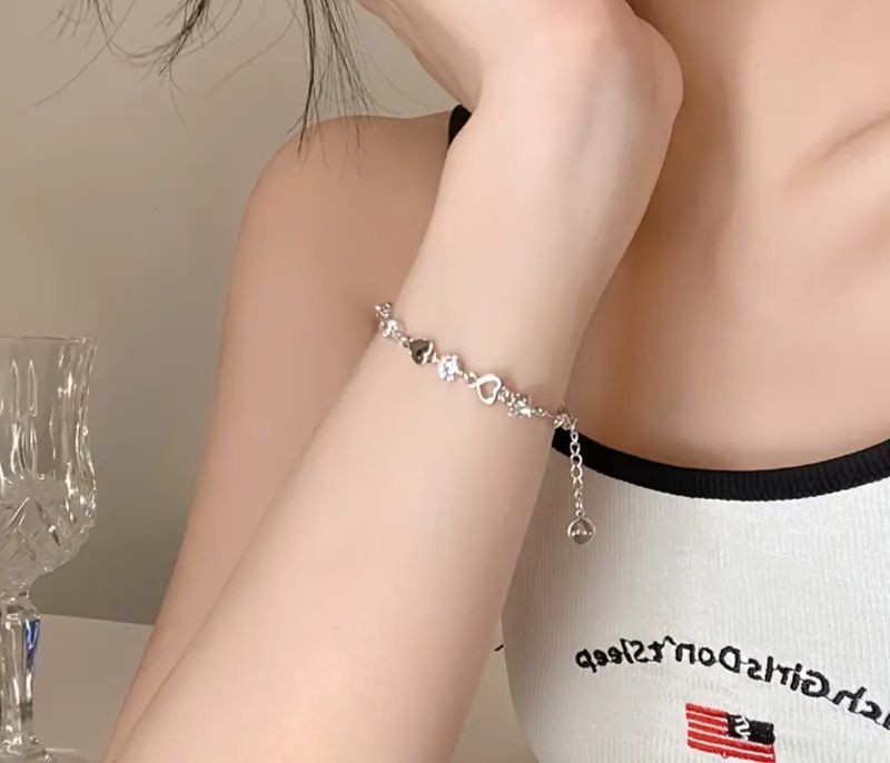 Heart Chain Bracelet