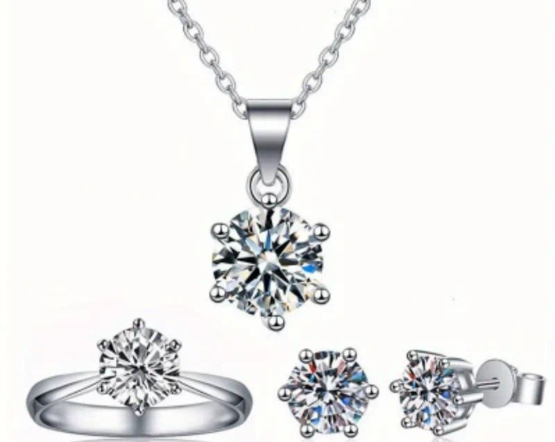 Multi Color Necklace Set with ring