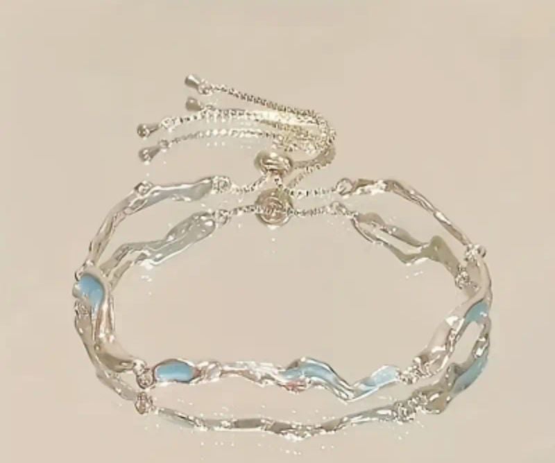 Color Style Sea Blue Bracelet