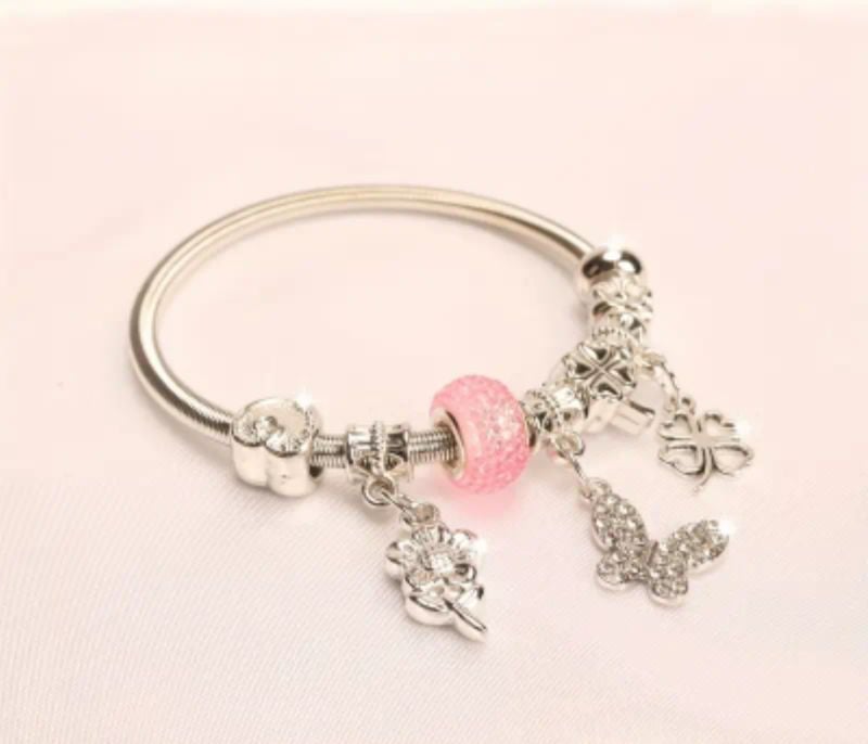 Pink Circle Bangle