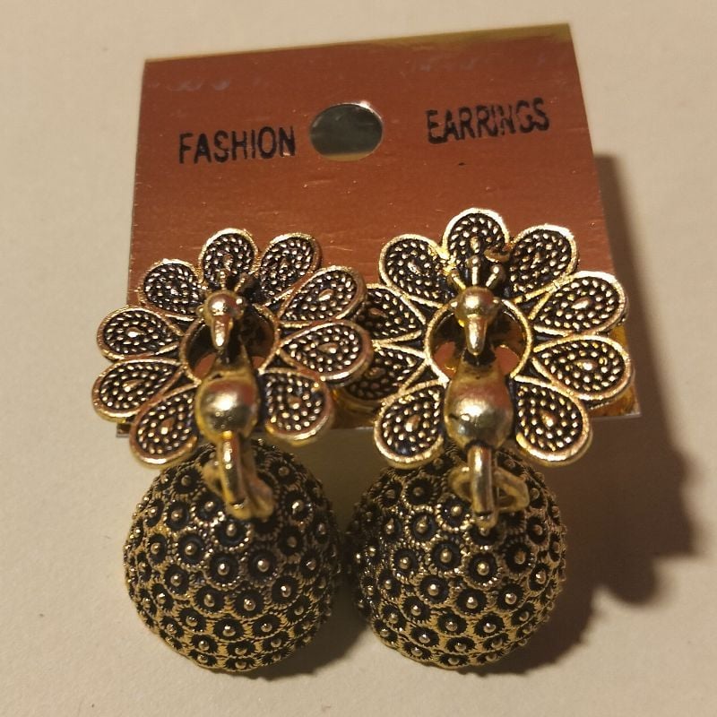 Golden Flower Jhomkay