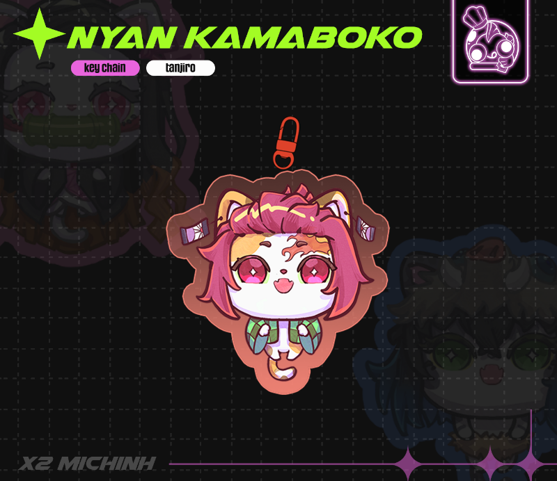 Keychain Nyan-Kamaboko