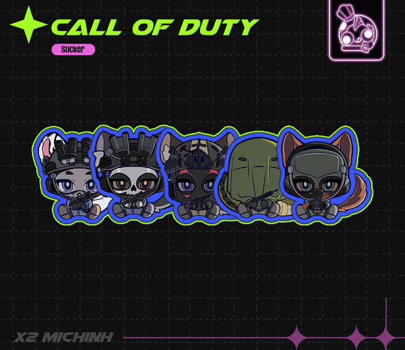 CoD Sticker | PreOder_GapdoiMichinh
