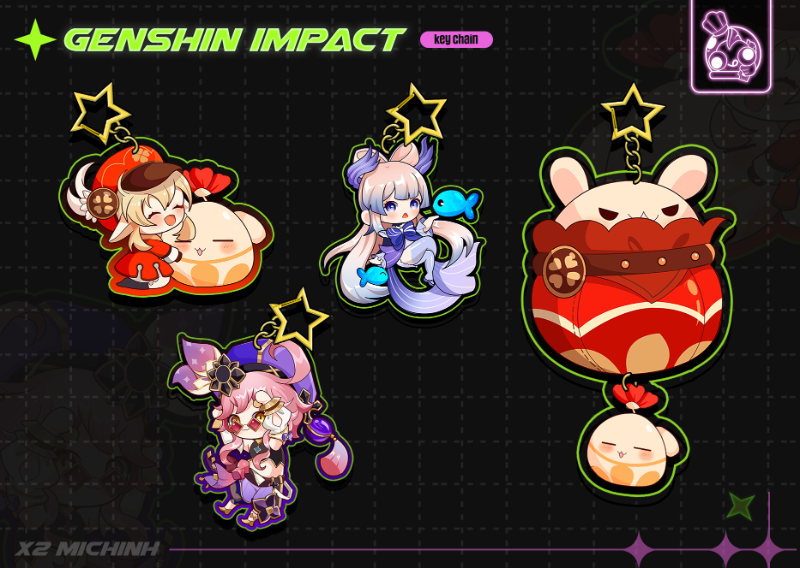 Keychain Genshin Impact