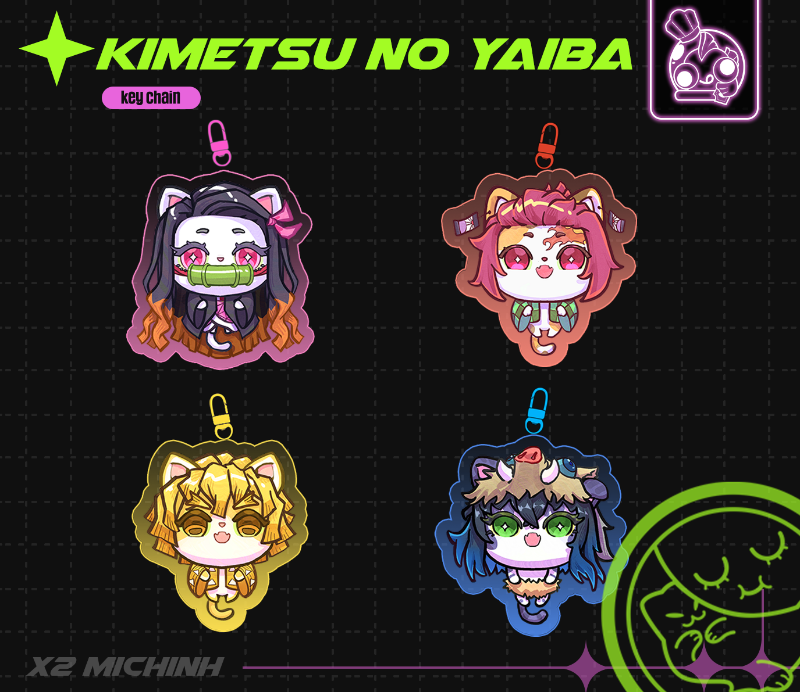 Keychain Nyan-Kamaboko