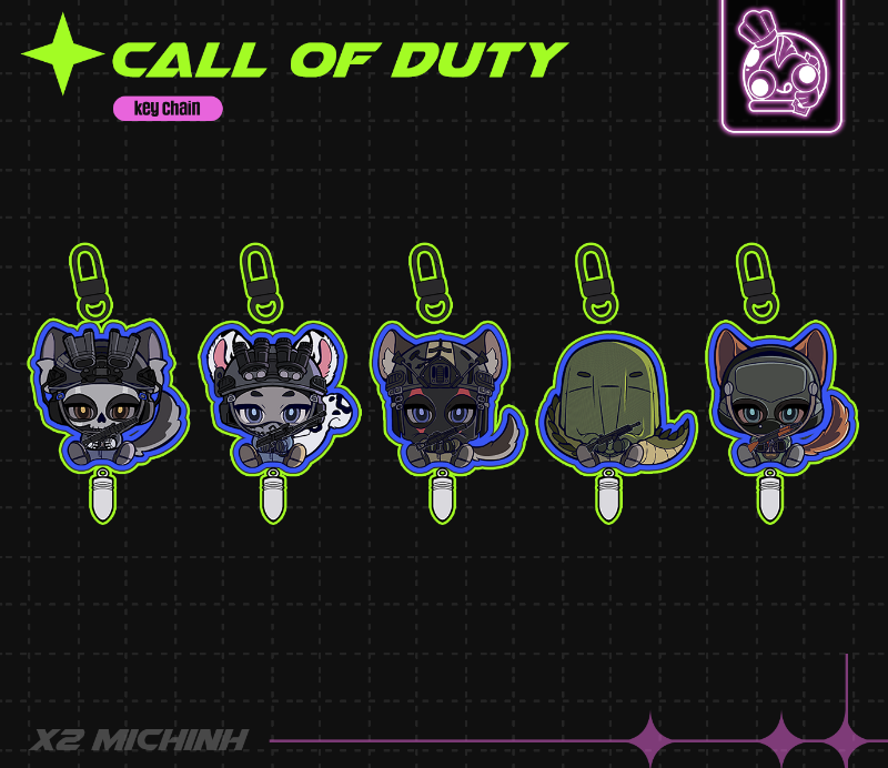 CoD Keychain | PreOder_GapdoiMichinh