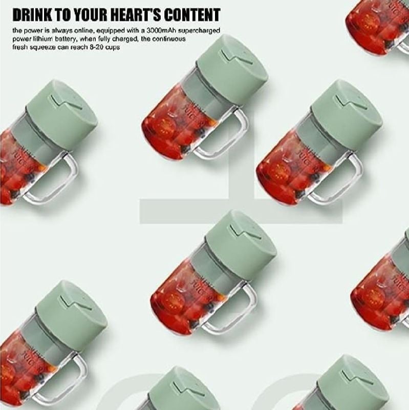 Portable & 
Rechargeable 
Electric Juicer 
Blender Mini