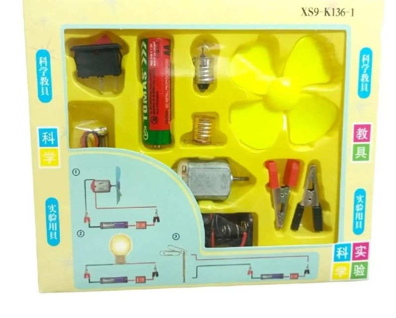 Bulb and Fan 
Electric Science 
Experiment Kit for 
Kids