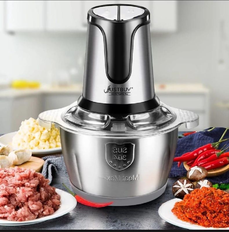 Stainless Steel 
2 Speeds Big 
Capacity Electric 
Meat Grinder Food 
Processor