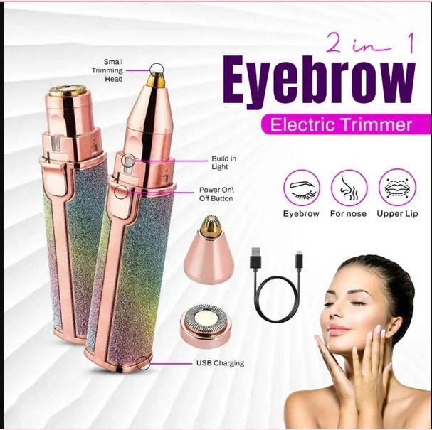 Eyebrow Trimmer
 + Body Facial 
Hair Remover