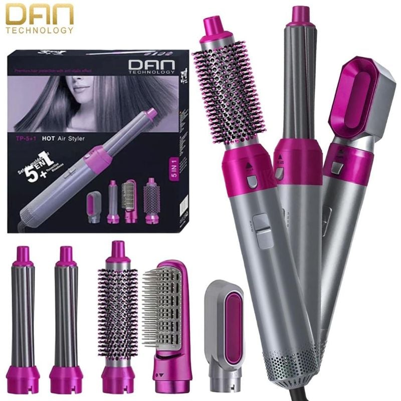 5in1 Low Noise
 & Safe Hair Curler
 & Straightener