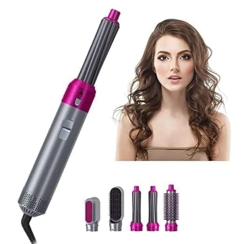 5in1 Low Noise
 & Safe Hair Curler
 & Straightener