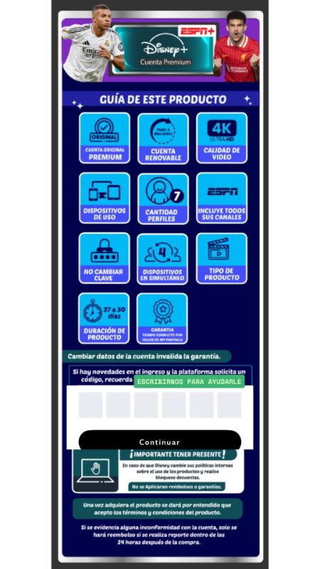 DISNEY PLUS PREMIUM CUENTA