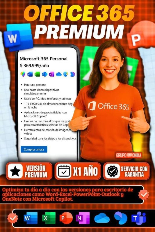 Office 365 E5 y 5TB Onedrive