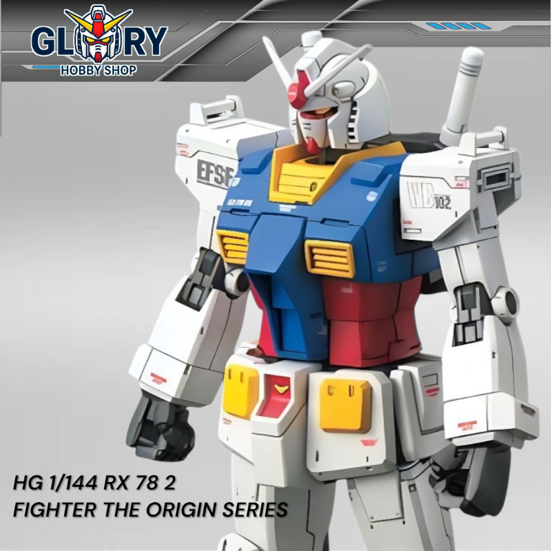 HG 1/144 RX-78-2 Fighter The Origin Series Plamo GTO 012
