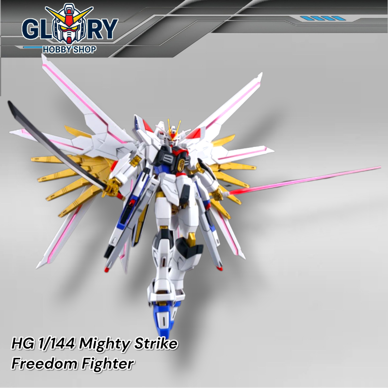 HG 1/144 Mighty Strike Freedom Fighter 250 Plamo gao gao