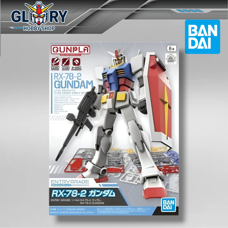 BANDAI ENTRY GRADE 1/144 - RX-78-2 GUNDAM