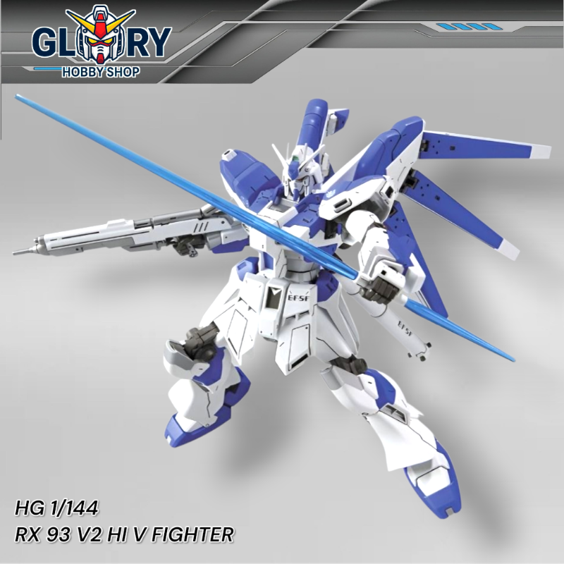 HG 1/144 RX-93-V2 Hi-V Fighter Star+ Hi Nu GPB Versi Model Kit