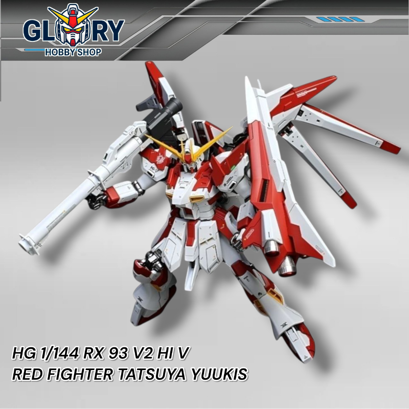 HG 1/144 RX93 V2 hi V Red Fighter Tatsuya Yuukis