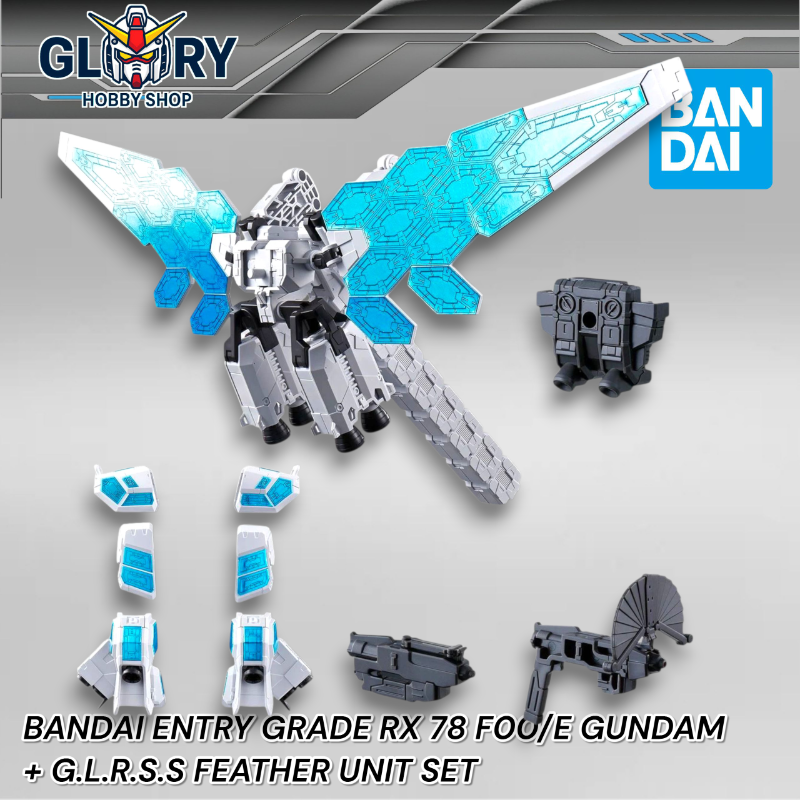 BANDAI ENTRY GRADE 1/144 RX 78 F00+ EX 001 GLRSS FEATHER EXPANSION KIT