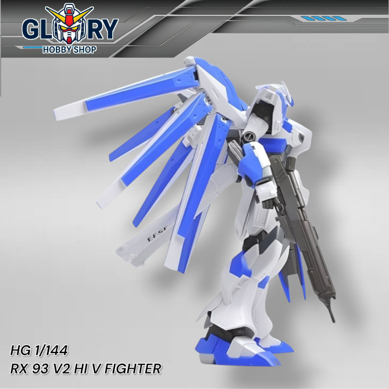 HG 1/144 RX-93-V2 Hi-V Fighter Star+ Hi Nu GPB Versi Model Kit