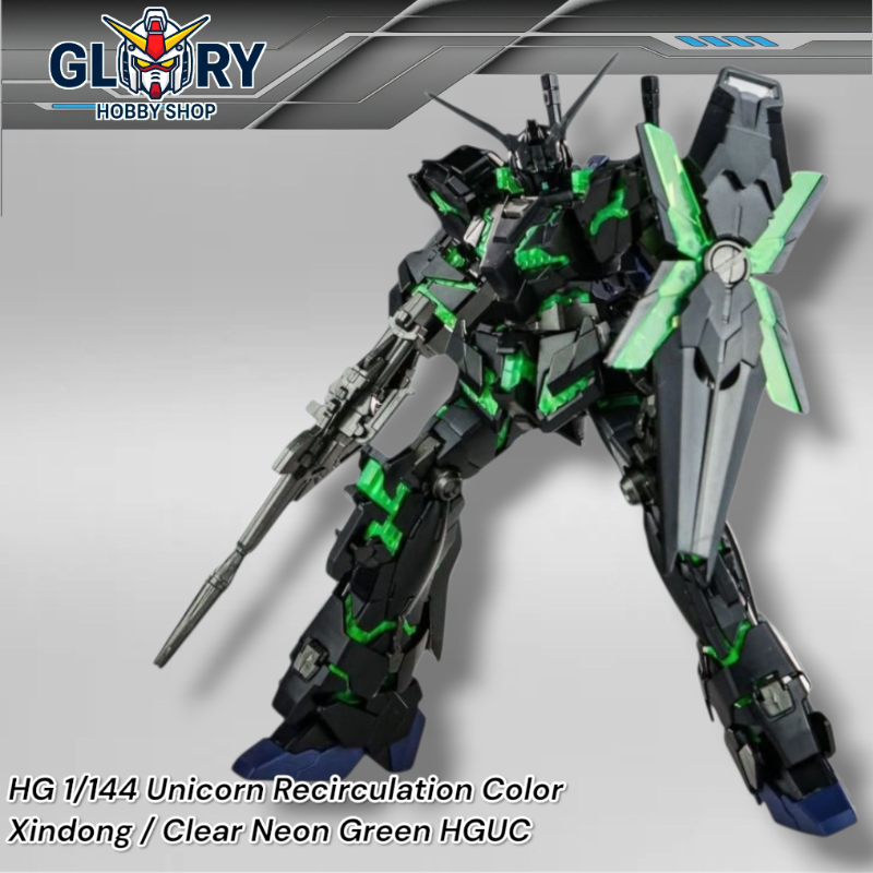 HG 1/144 Unicorn Recirculation Color Xindong / Clear Neon Green HGUC