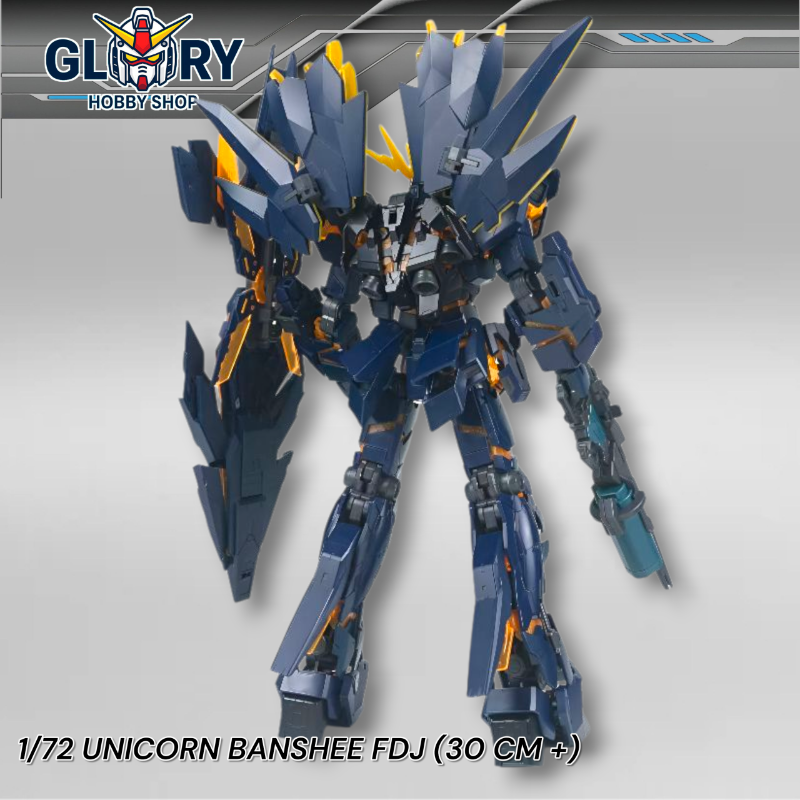 HG 1/72 RX 0 Unicorn Banshee 1002  (30cm)