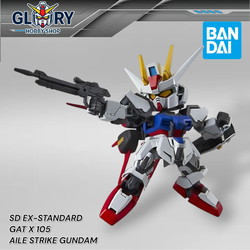 SD EX STANDART GAT-X105+AQM/E-X01 AILE STRIKE GUNDAM