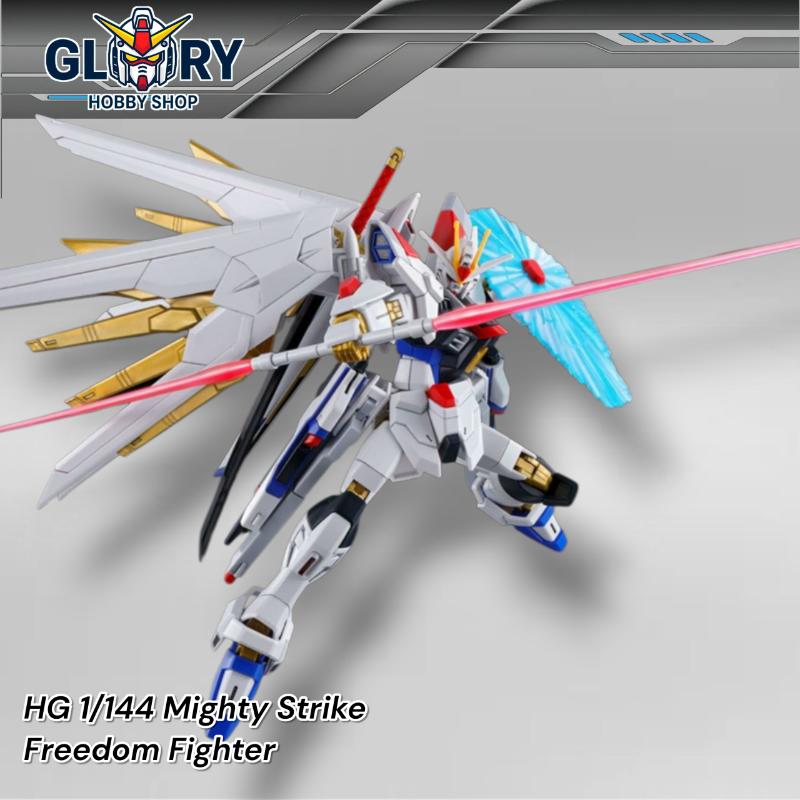 HG 1/144 Mighty Strike Freedom Fighter 250 Plamo gao gao